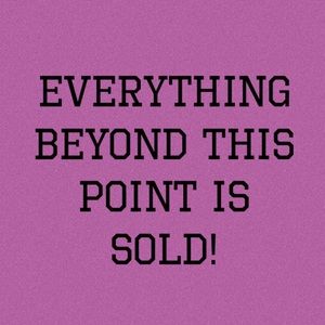 Everything beyond this post is sold!